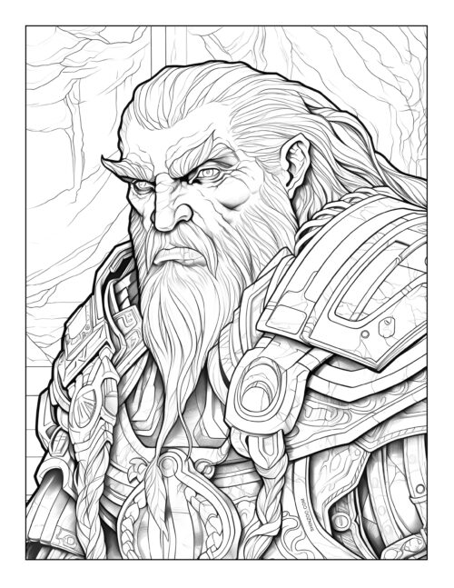 Gnomes Coloring Page 02
