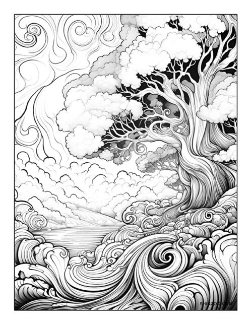 Enchanted Forest Coloring Page 08