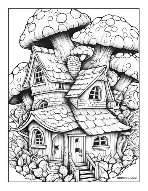 Enchanted Forest Coloring Page 14