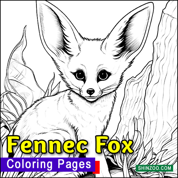 Fennec Fox Coloring Pages