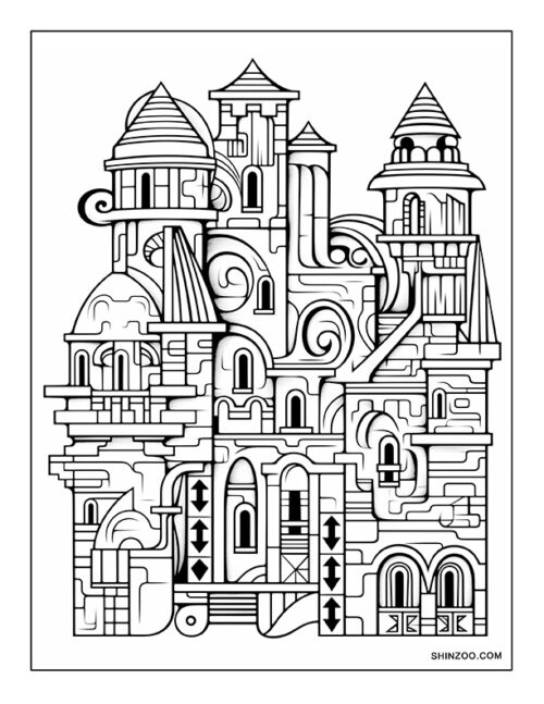 Medieval Europe Coloring Page 02