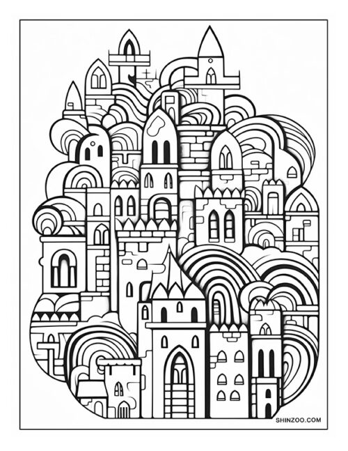 Medieval Europe Coloring Page 03