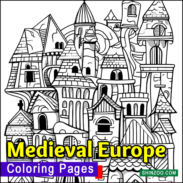 Medieval Europe Coloring Pages Printable