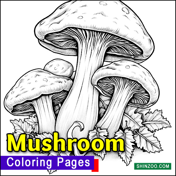 Mushroom Coloring Pages Printable
