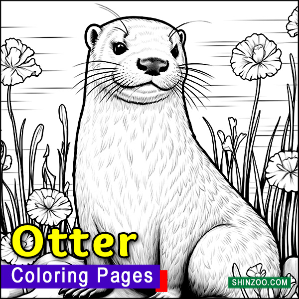 Otter Coloring Pages Printable