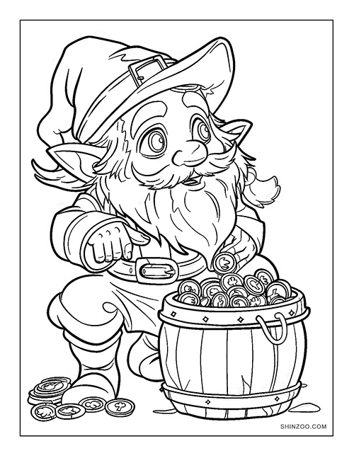 Saint Patrick's Day Coloring Page 02