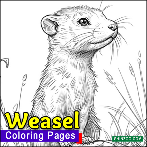 Weasel Coloring Pages Printable