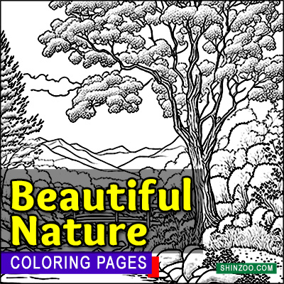 Beautiful Nature Coloring Pages Printable