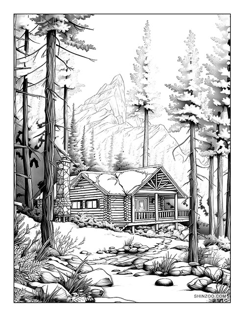 Cabin in the Woods Coloring Page 03