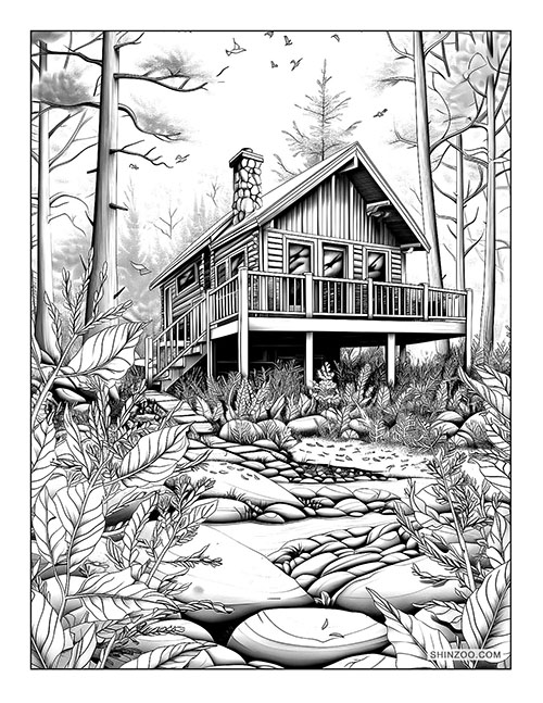 Cabin in the Woods Coloring Page 05