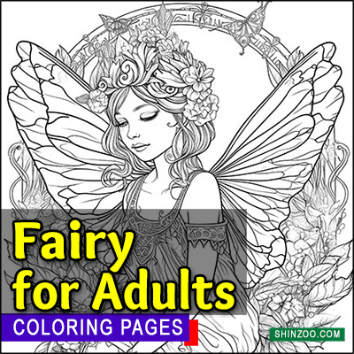 Fairy for Adults Coloring Pages Printable