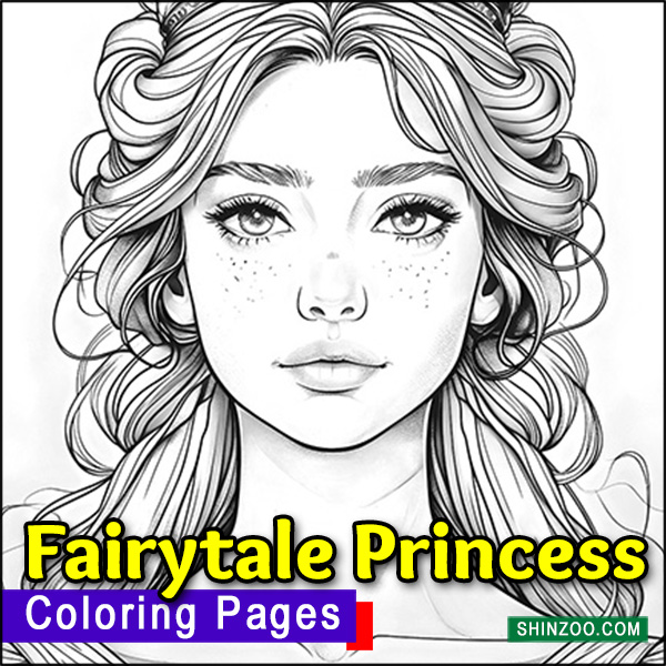 Fairytale Princess Coloring Pages Printable
