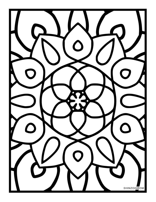 Mandala Coloring Pages 01 - 02