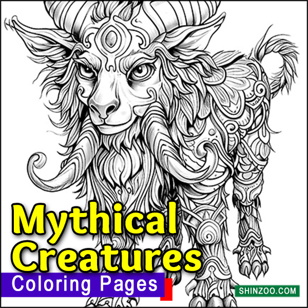 Mythical Creatures Coloring Pages Printable