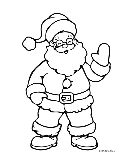 Santa Claus Coloring Pages 02