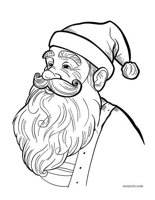 Santa Claus Coloring Pages 05