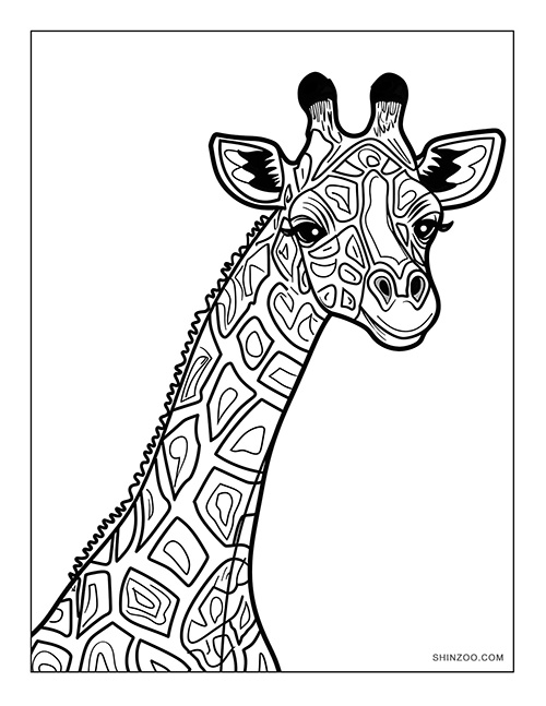 Whimsical Animals Coloring Page 01