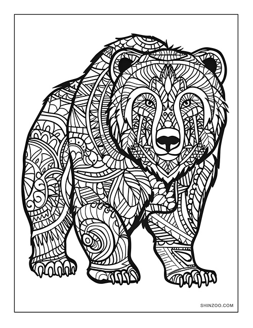 Whimsical Animals Coloring Page 03