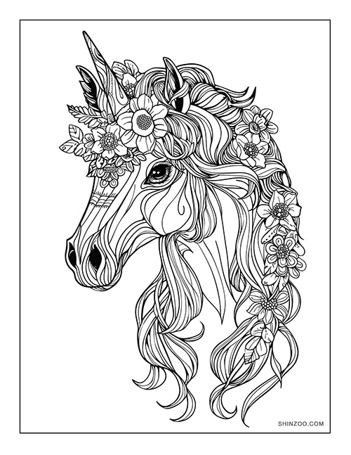 Whimsical Animals Coloring Page 05