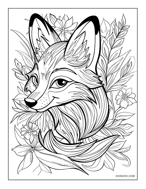 Whimsical Animals Coloring Page 06
