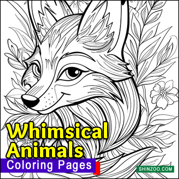Whimsical Animals Coloring Pages Printable