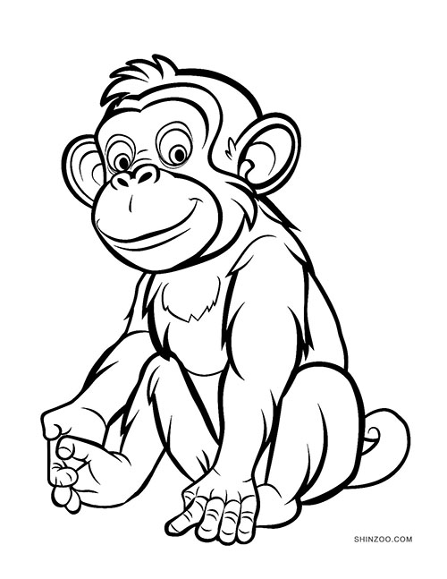 Apes Coloring Pages 02