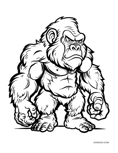 Apes Coloring Pages 03