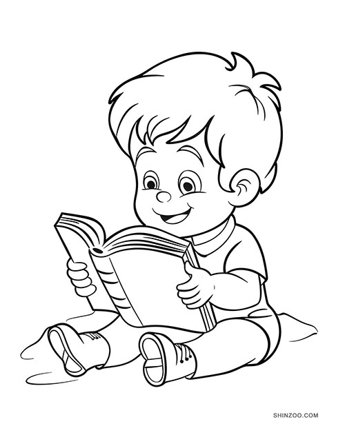 Curious Boys Coloring Pages 01