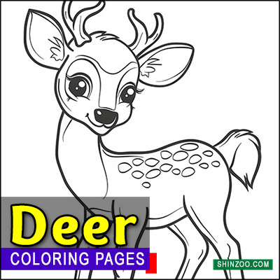 Deer Coloring Pages Printable
