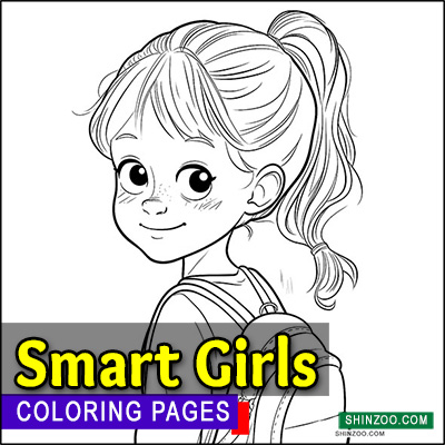 Smart Girls Coloring Pages Printable