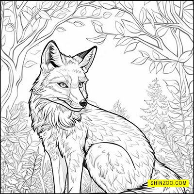 Bring the Forest to Life: A Fox Coloring Adventure