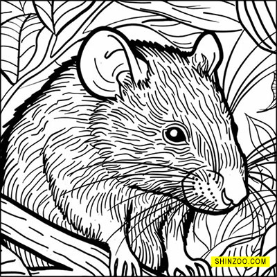 Rainforest Rat’s Colorful Hideaway