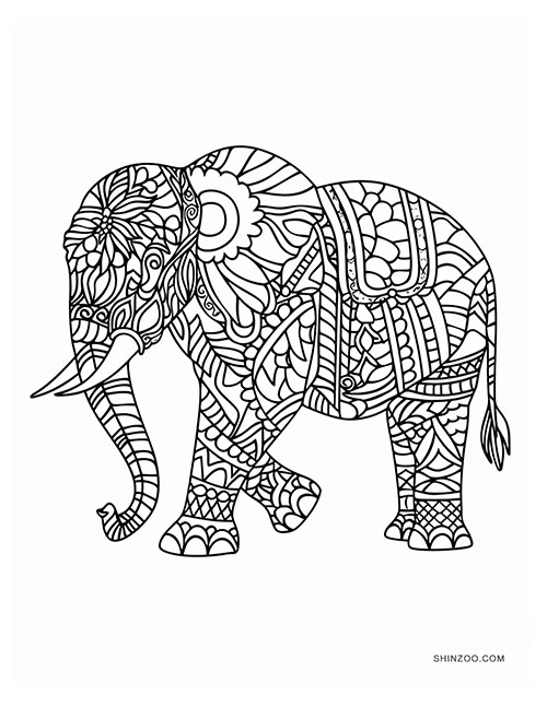 Elephant Mandala