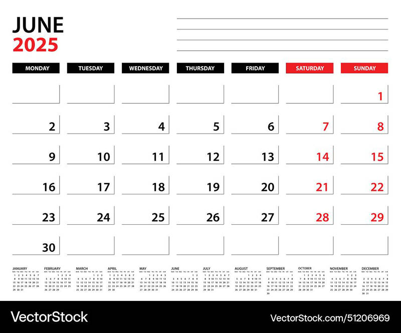 2025 June Planner 07