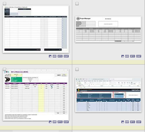 Bill of Materials Template