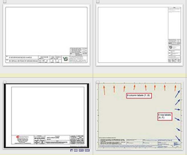 CAD Drawing Sheet Template