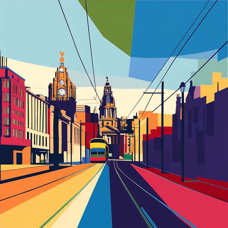 Liverpool Parade Abstract Art