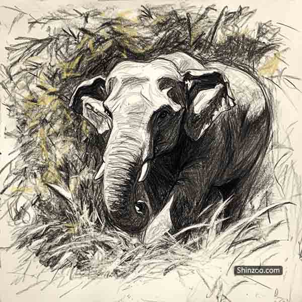 elephant drawing 08