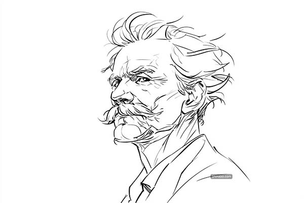 How to Draw an Old Man, Realistic Elderly Man Drawing Sketch Illustration Art Ideas