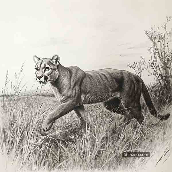 Puma Drawing 04