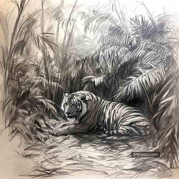 Tiger drawing 02