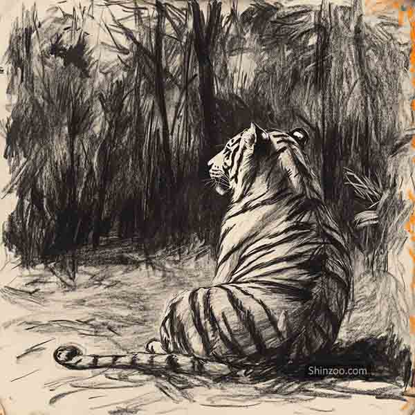 Tiger drawing 03