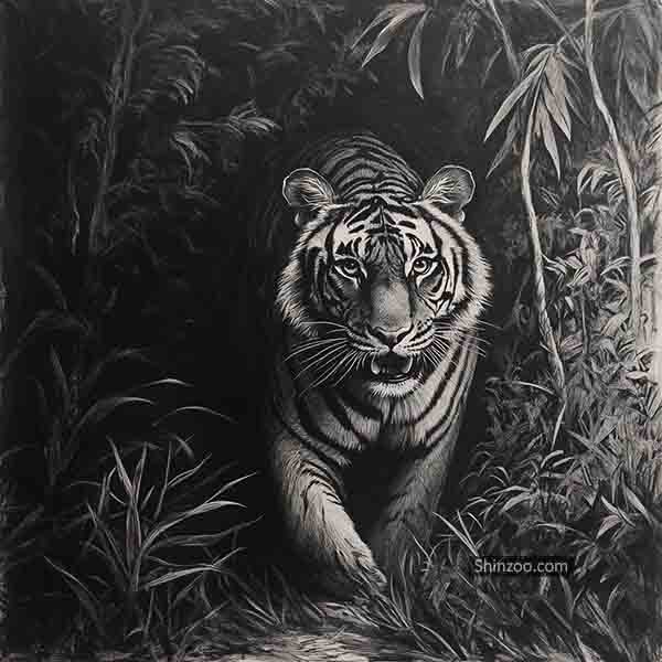 Tiger drawing 05