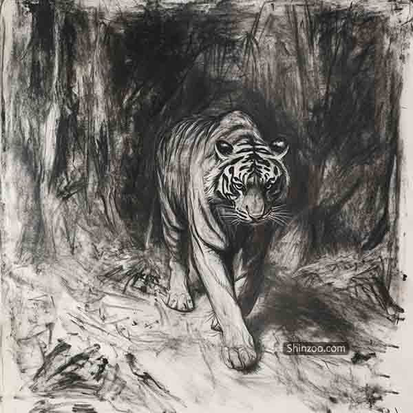 Tiger drawing 07
