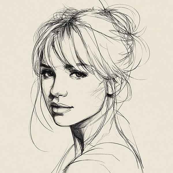 Drawing of Britney Spears 01