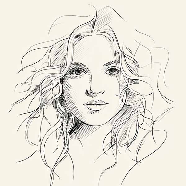 Drawing of Britney Spears 02