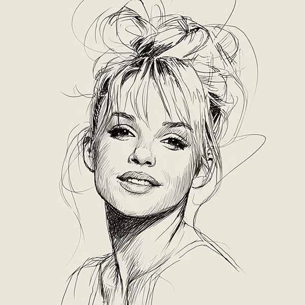 Drawing of Britney Spears 03