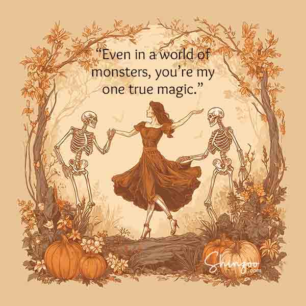 Spooky Romantic Halloween Quotes Messages For Your Wife