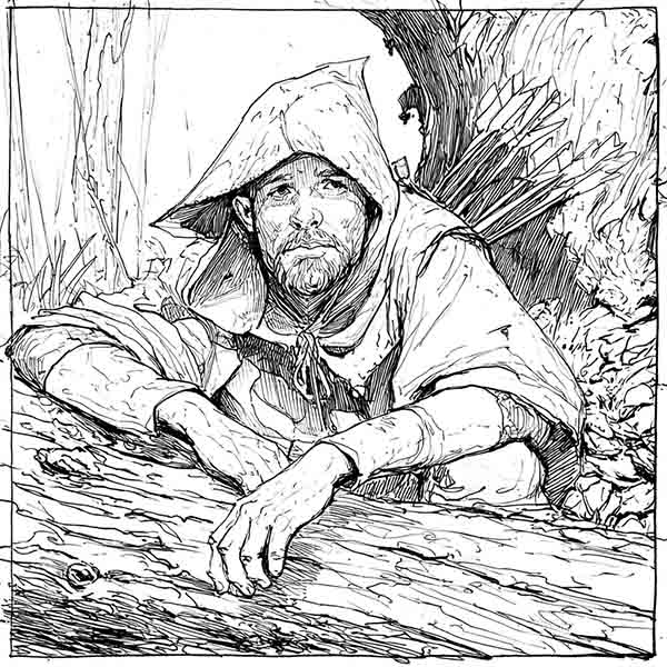 Robin Hood drawing 02