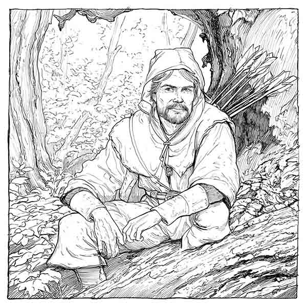 Robin Hood drawing 04